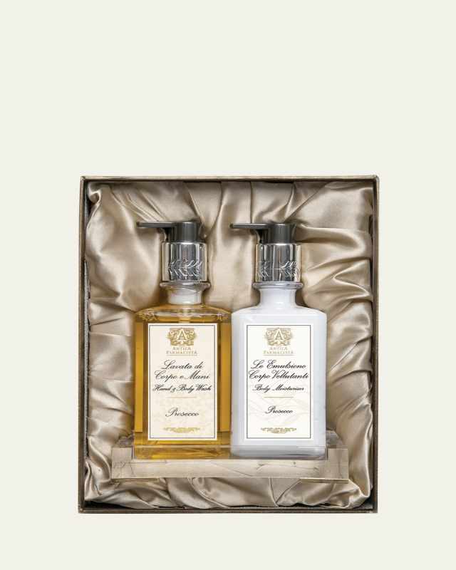 Prosecco Acrylic Bath & Body Gift Set